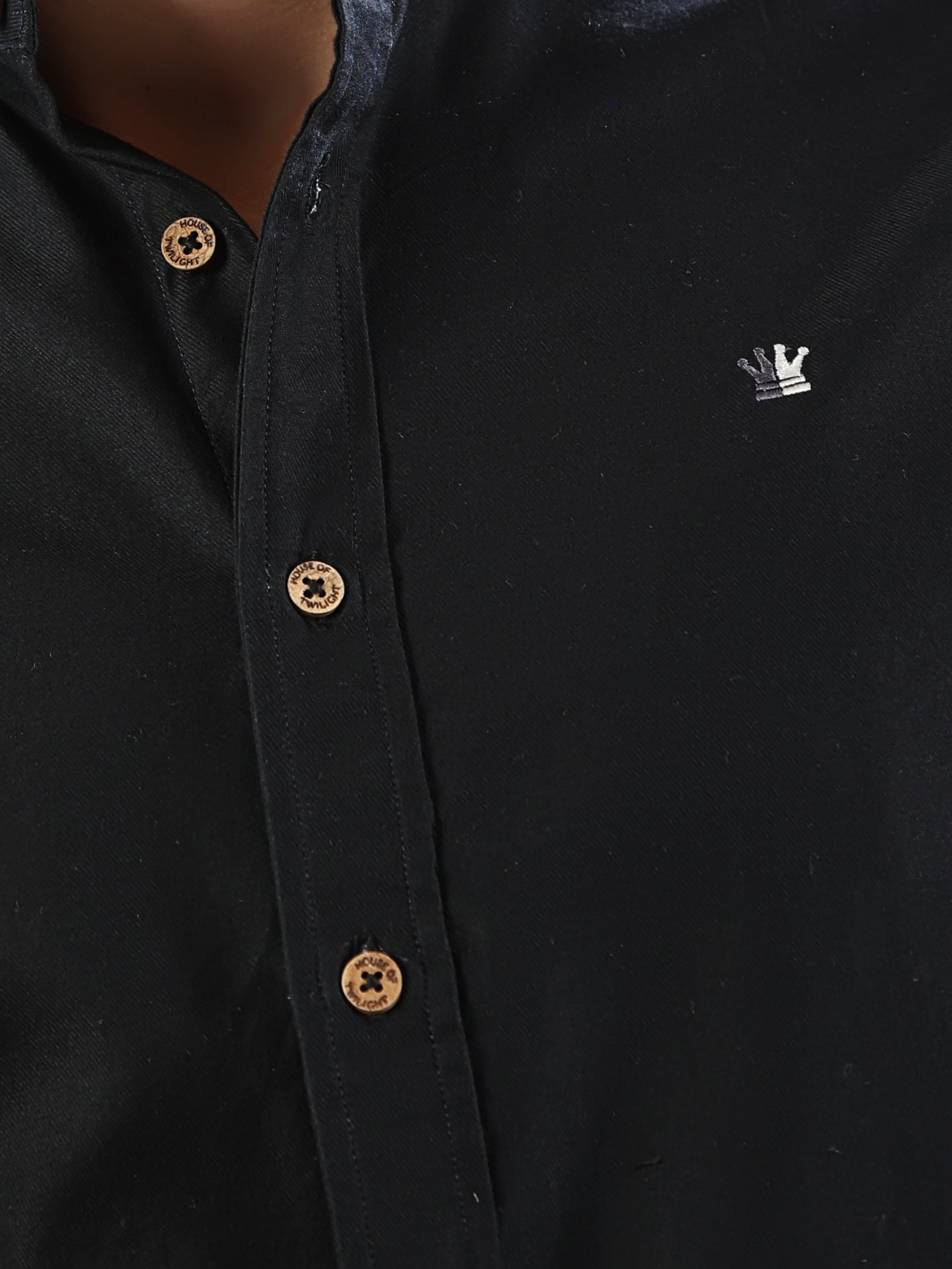 Black Mandarin Shirt