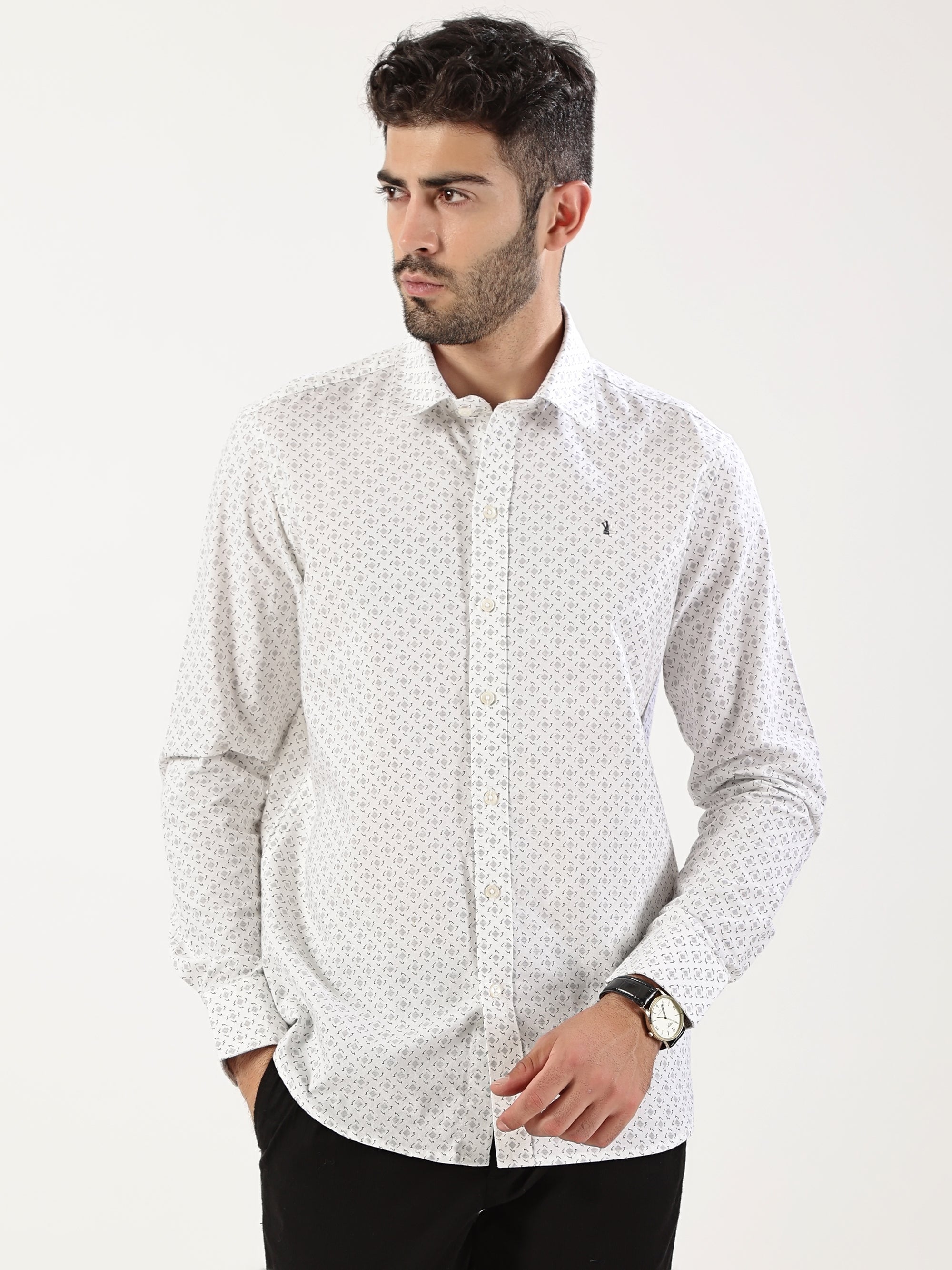 Micro Print Shirt