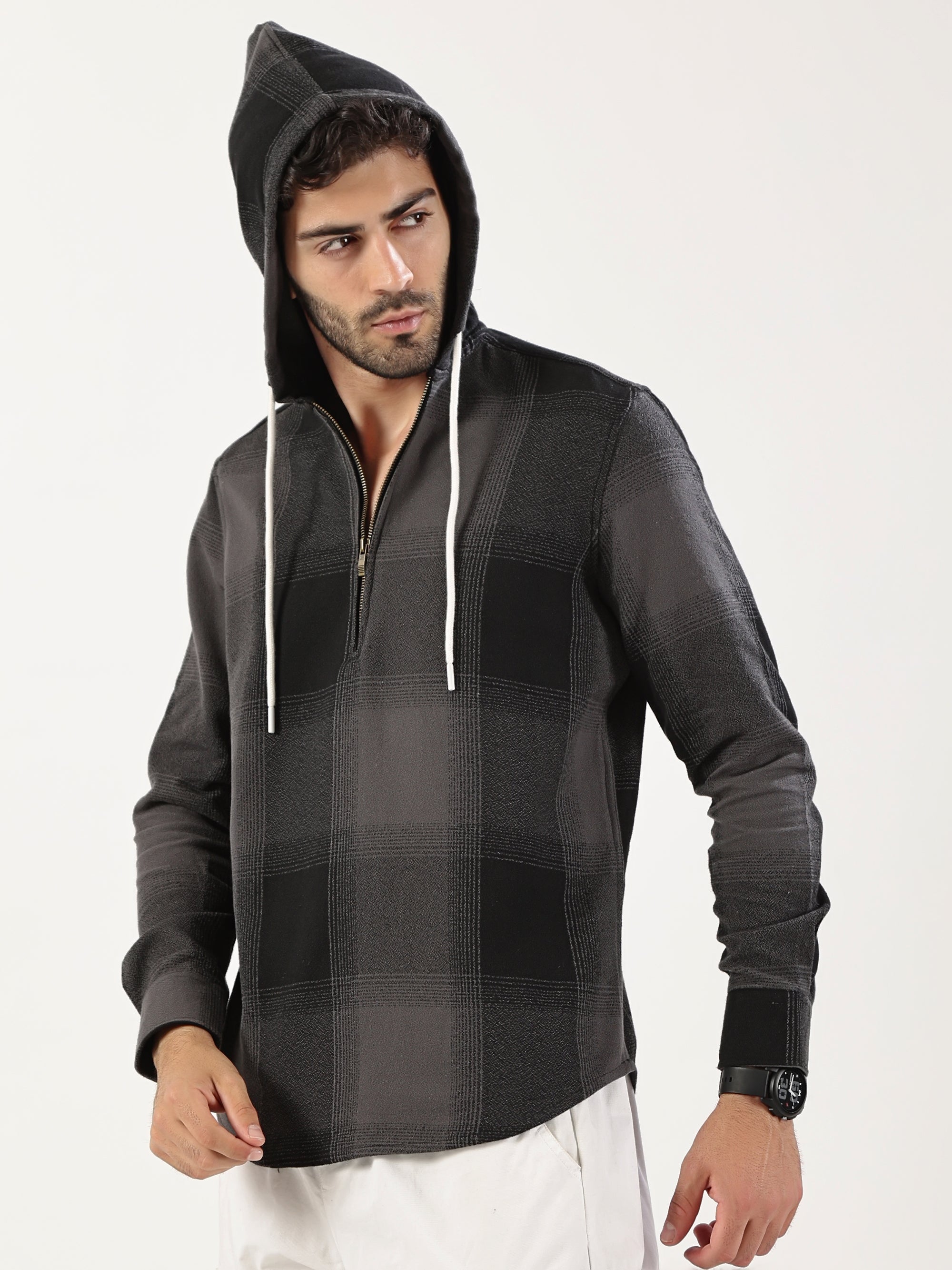 Charcoal Shadow Hoodie