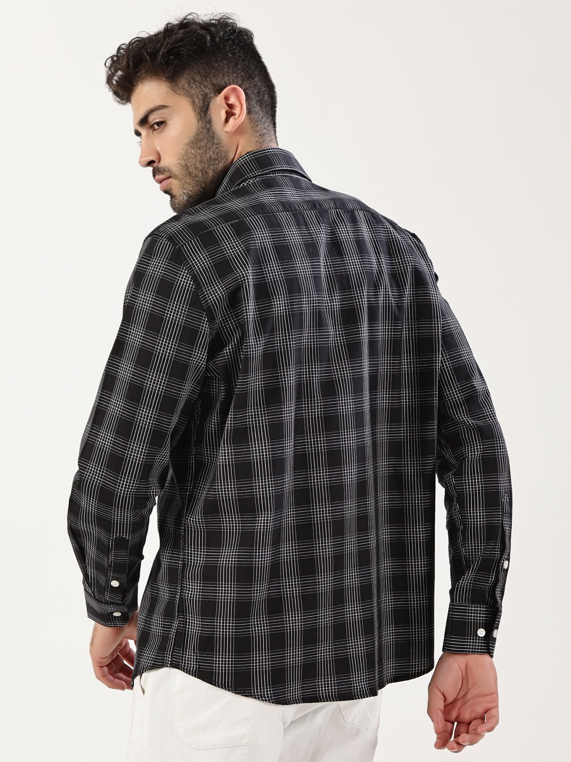 Windowpane Grid Shirt