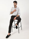 White Grid Shirt