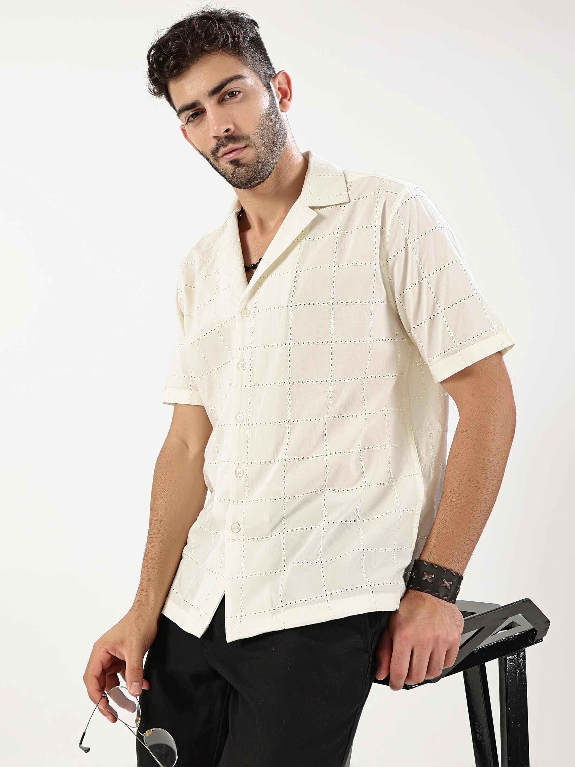 Ivory Cuban Shirt