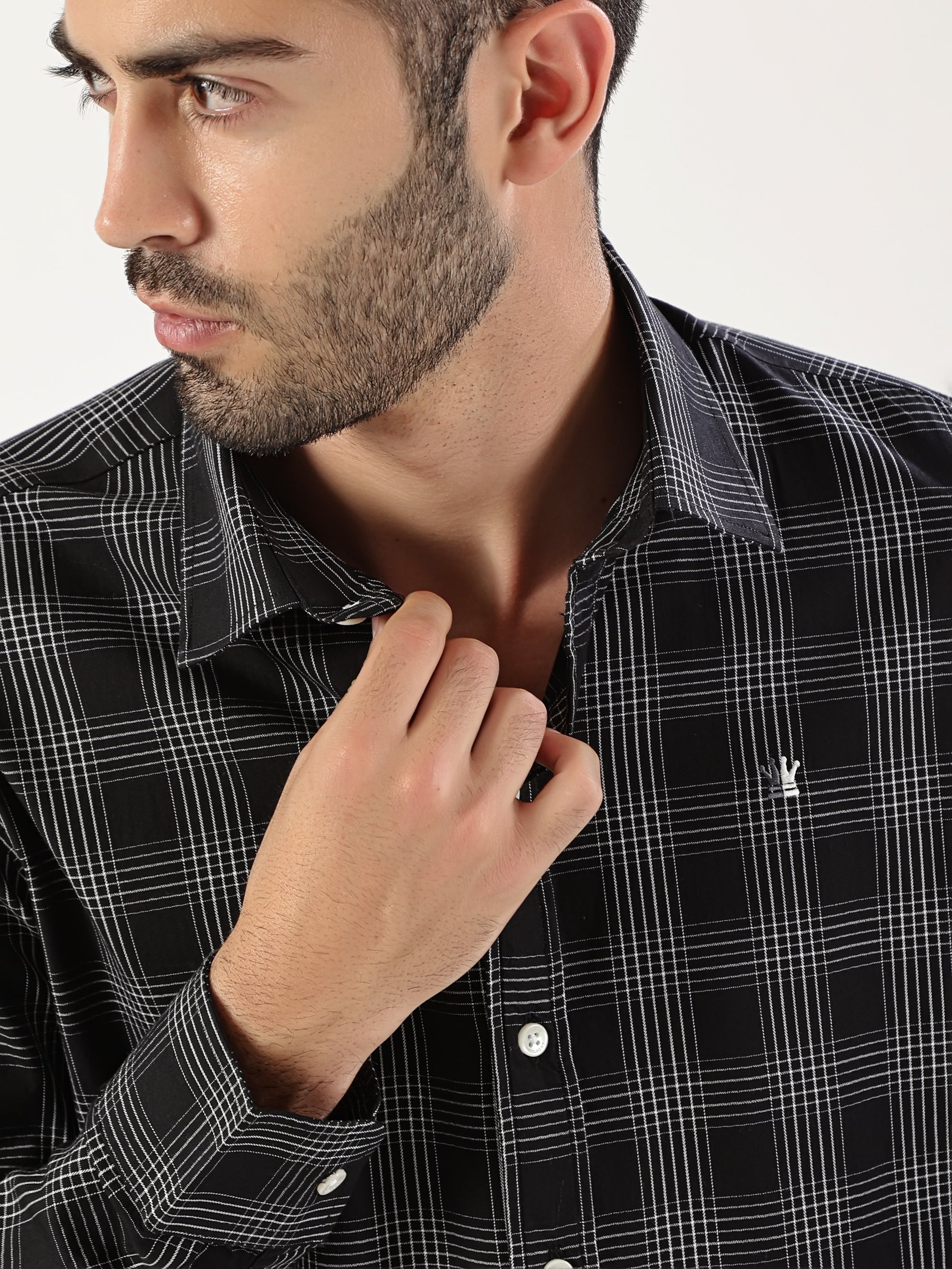 Windowpane Grid Shirt