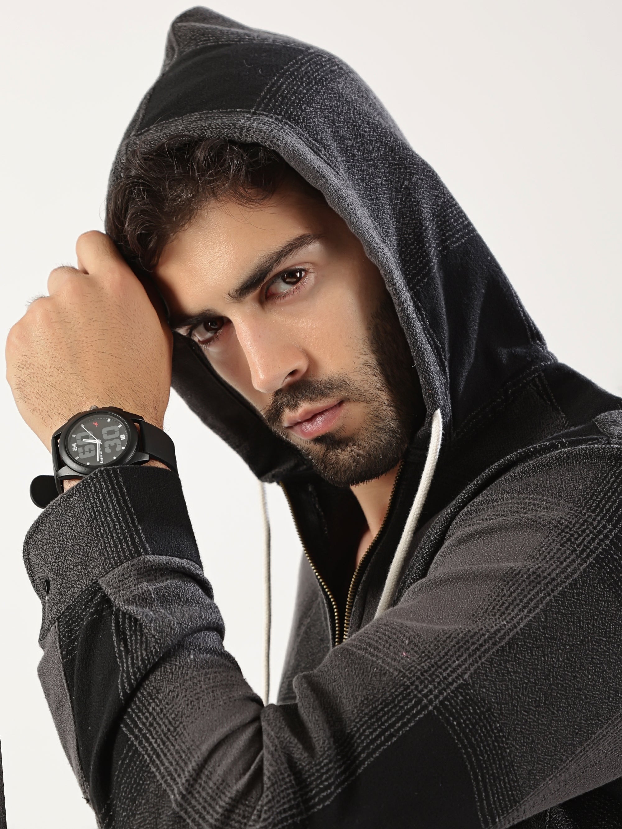 Charcoal Shadow Hoodie