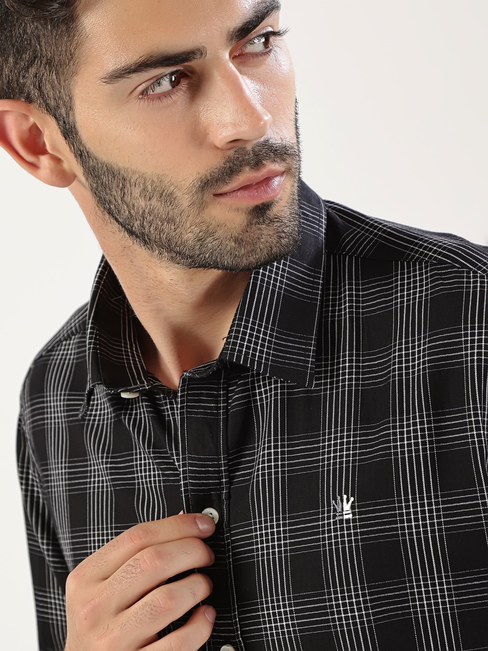 Windowpane Grid Shirt